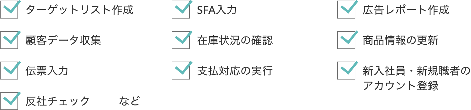 RPAの活用例